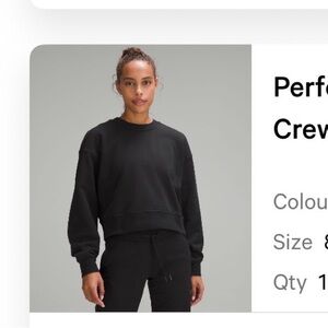 lululemon athletica Classic Black Sweatshirt